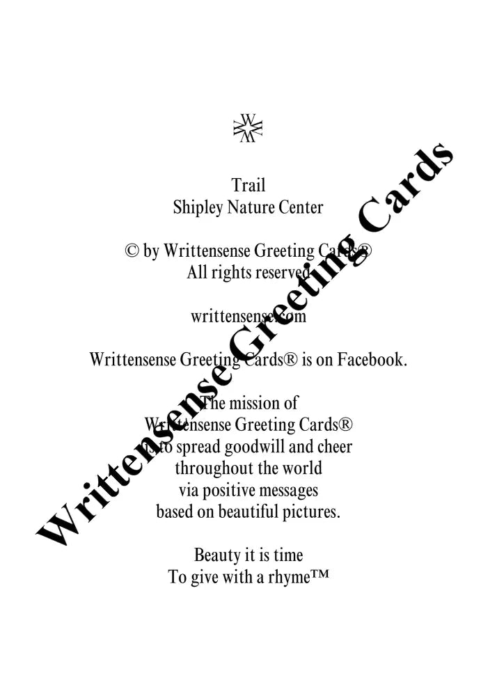 Trail Happiness Card (1 10 30 and 50 pcs) - Paper products