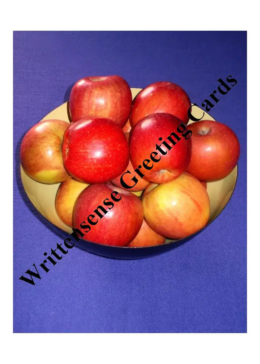 Apples Birthday Card (1 10 30 And 50 Pcs) Paper Products