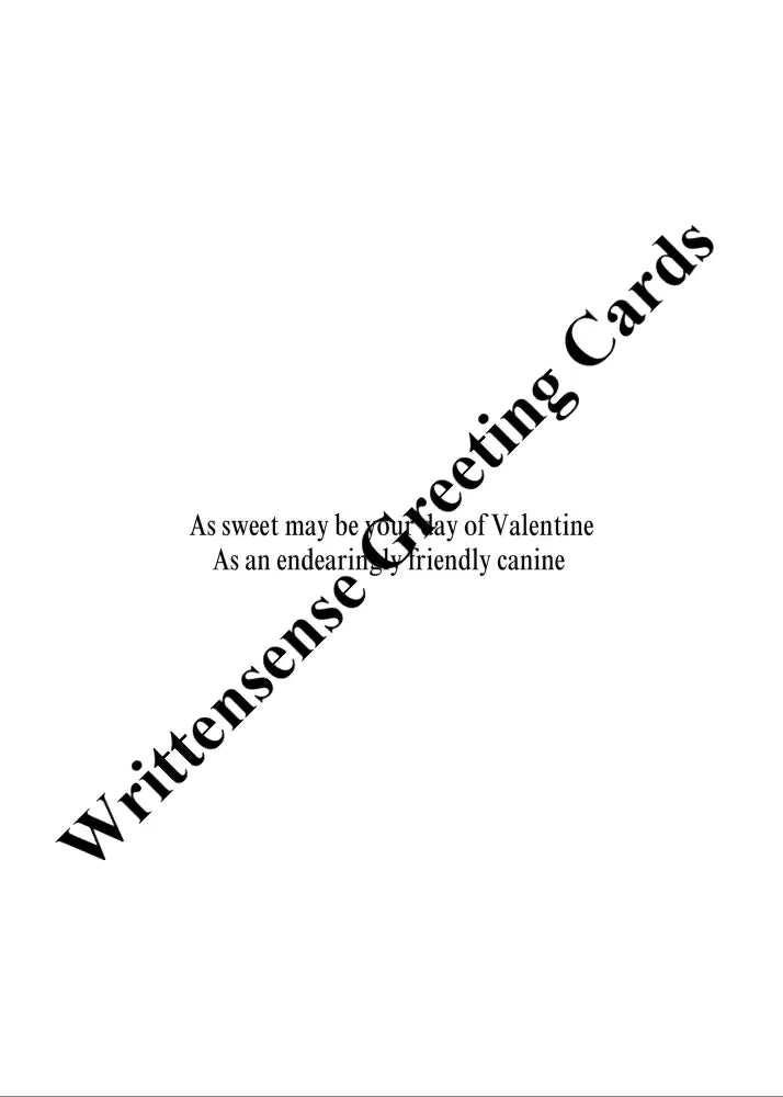 Cocker Spaniel Valentine’s Day Card (1 10 30 and 50 pcs) - Paper products