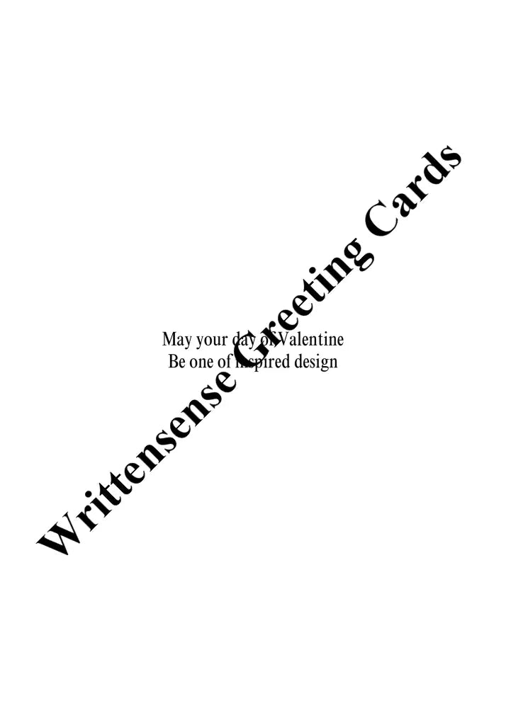 Half-Circle Designs Valentine’s Day Card (1 10 30 and 50 pcs) - Paper products