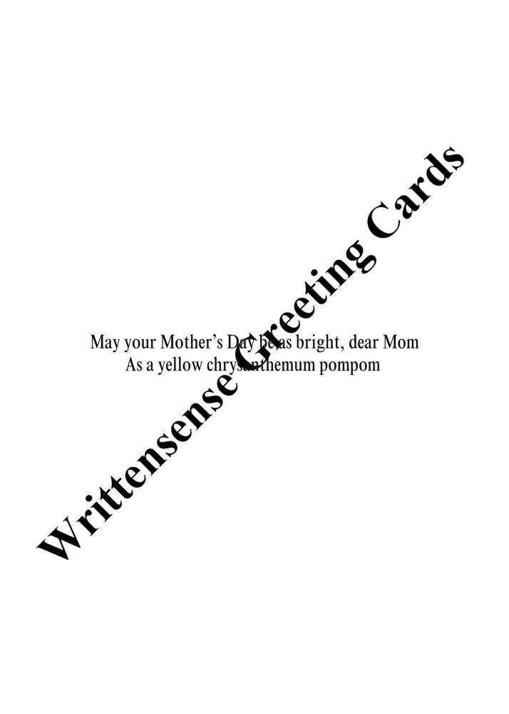 Mums Mother’s Day Card (1 10 30 and 50 pcs) - Paper products