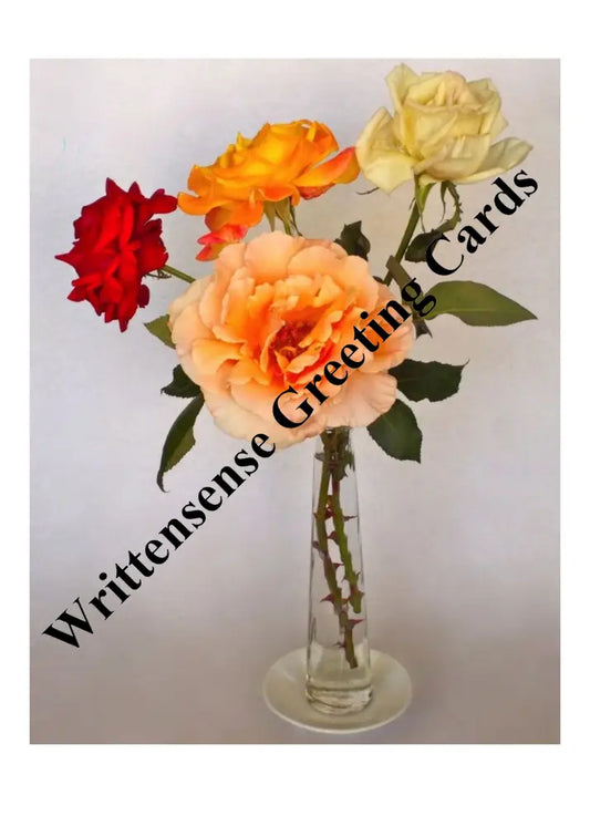 Roses Birthday Card (1 10 30 And 50 Pcs) Paper Products