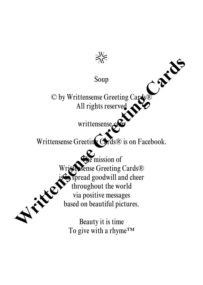 Soup Get Well Card (1 10 30 and 50 pcs) - Paper products