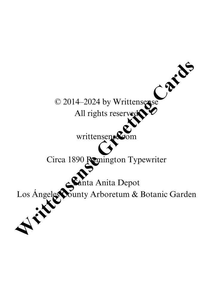 Typewriter Wedding Card (1 10 30 And 50 Pcs) Paper Products